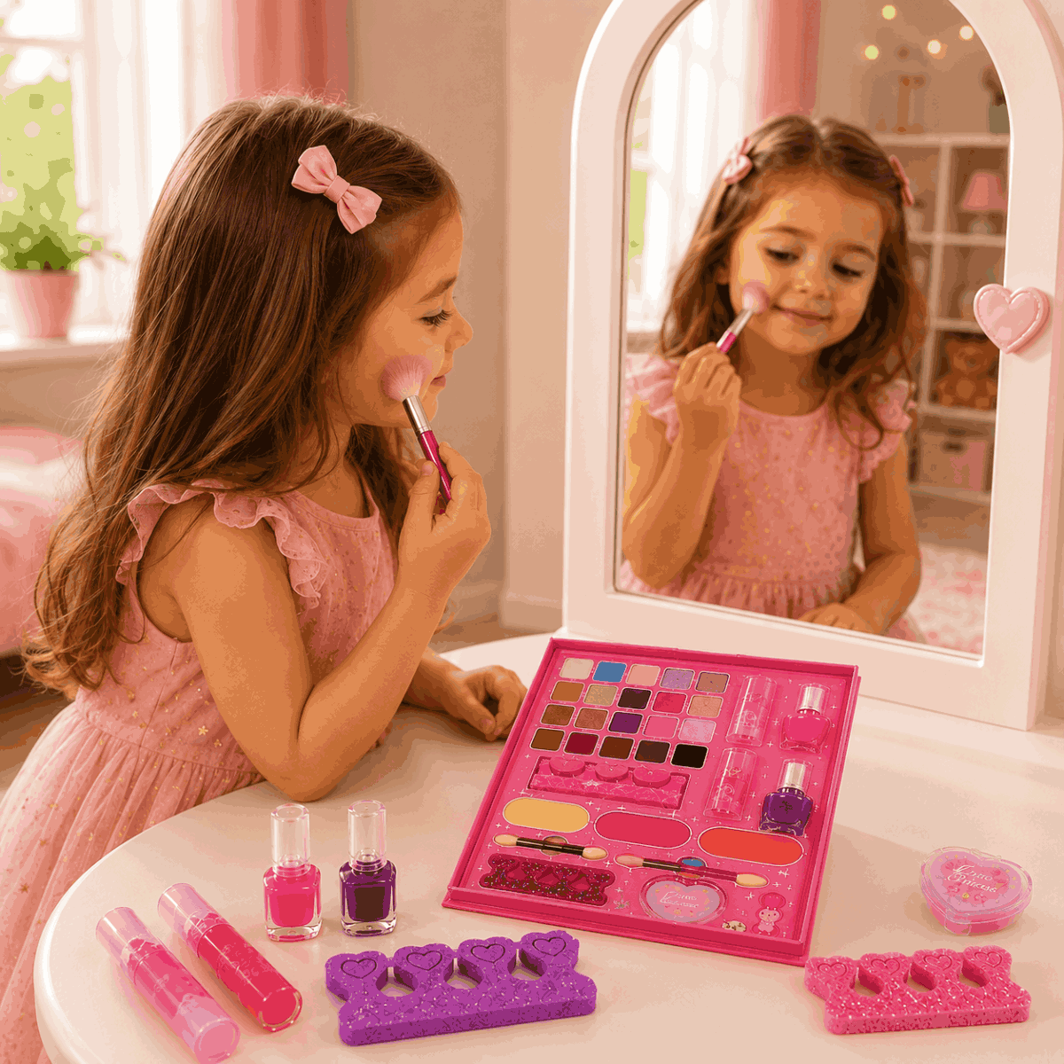 Foldable Beauty Makeup Kit for Girls (V6413)