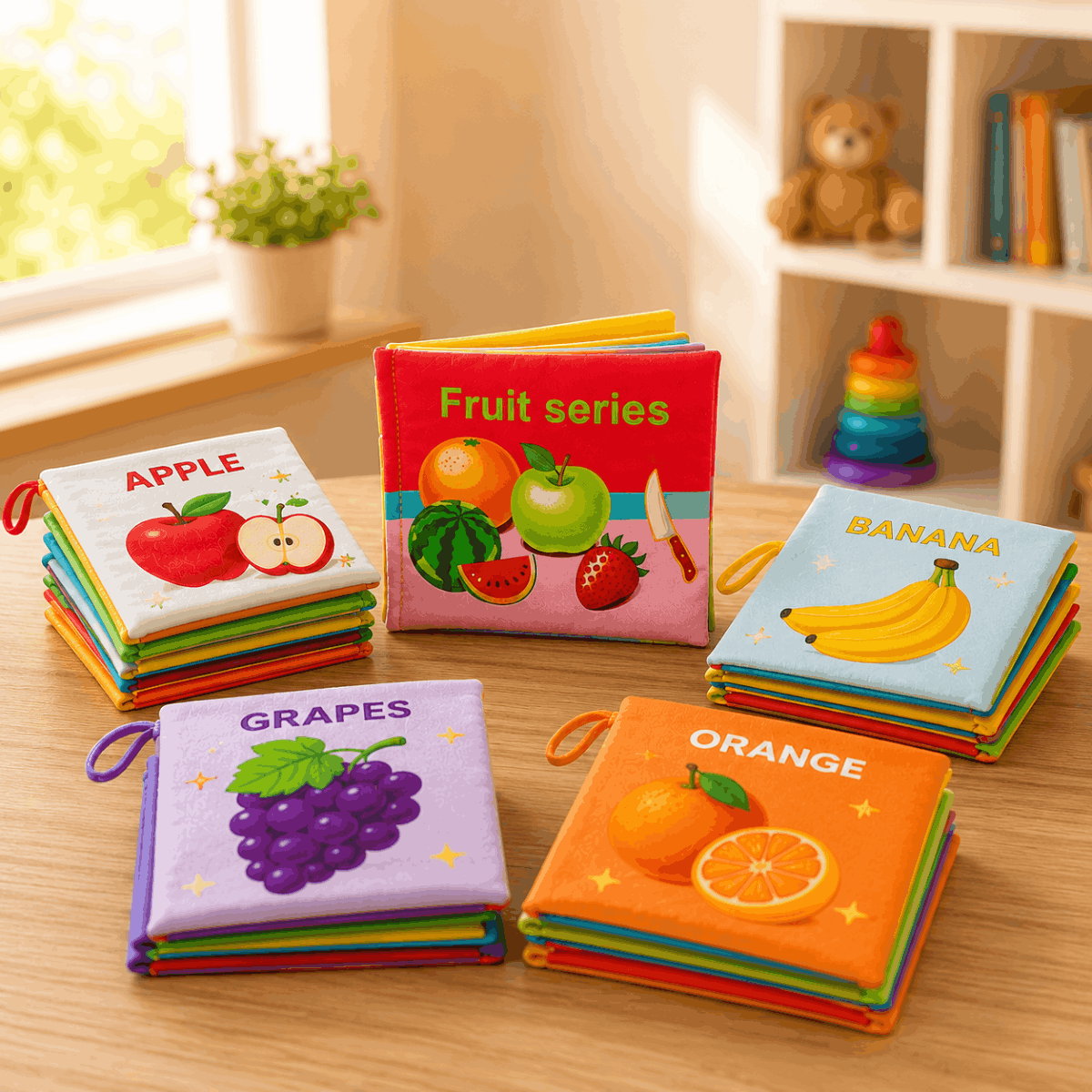 3D Early Education Cloth Book For Kids