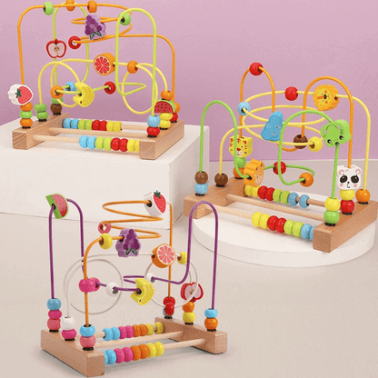 Wooden Bead Roller Coaster Toy For Kids | 2025-1