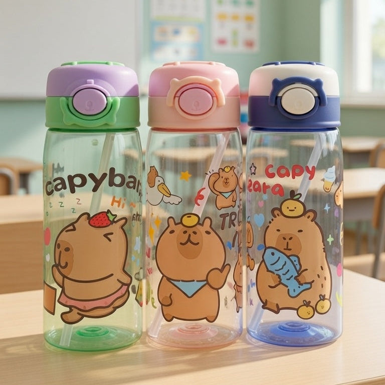Capybara Friends Kids Water Bottle (029-45)