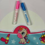 Unicorn Magical Water Canvas Doodle Mat For Kids (H6)