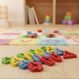 Geometric Shapes 4 Columns Stacking Puzzle For Kids (2025-53)
