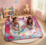 Unicorn Magical Water Canvas Doodle Mat For Kids (H6)