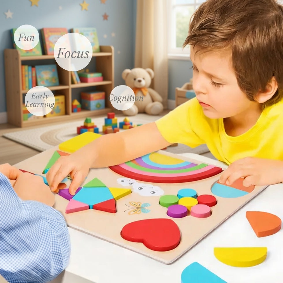 Color Sorting Puzzle for Kids in Pakistan | Wooden Learning Board Toy ...