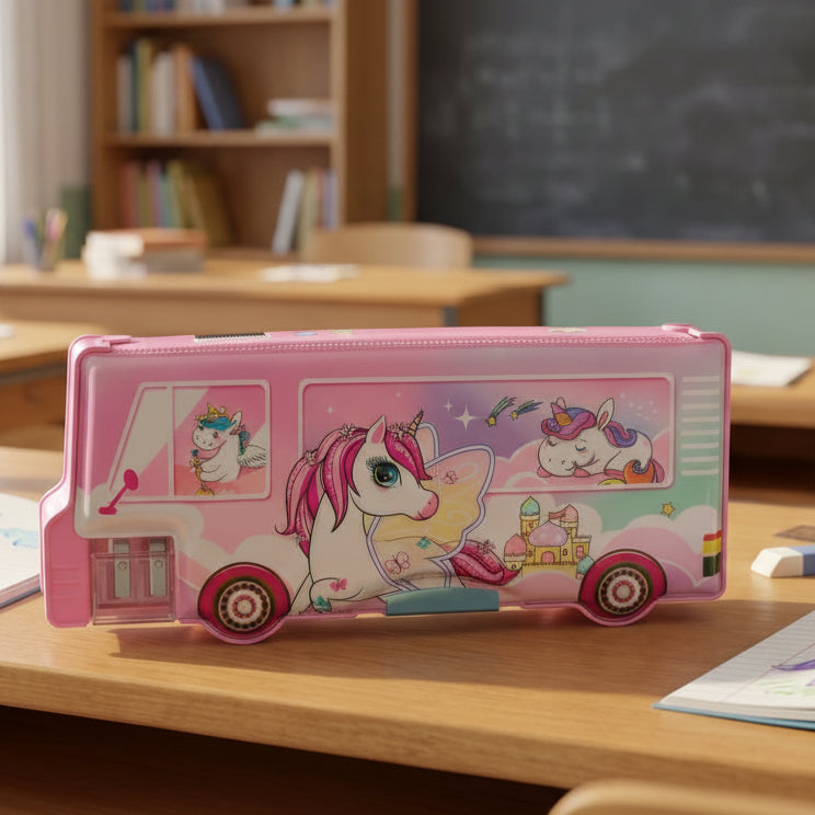 MultiFunctional Magnetic Pencil Box For Kids (JH-990)