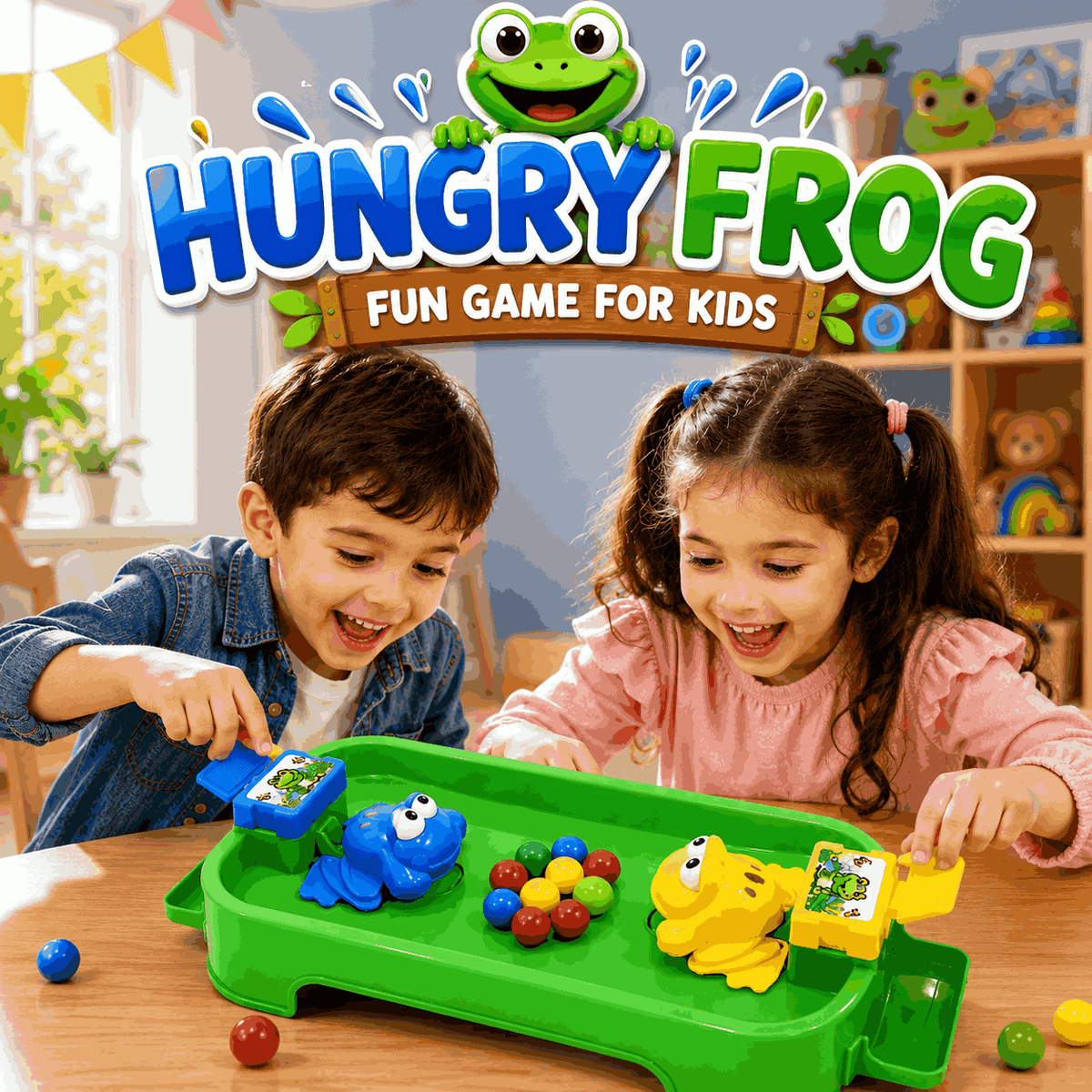 Hungry Frog Game Toy for Kids (606-6)