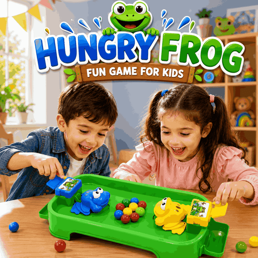Hungry Frog Game Toy Interactive Feeding and Skill Game for Kids