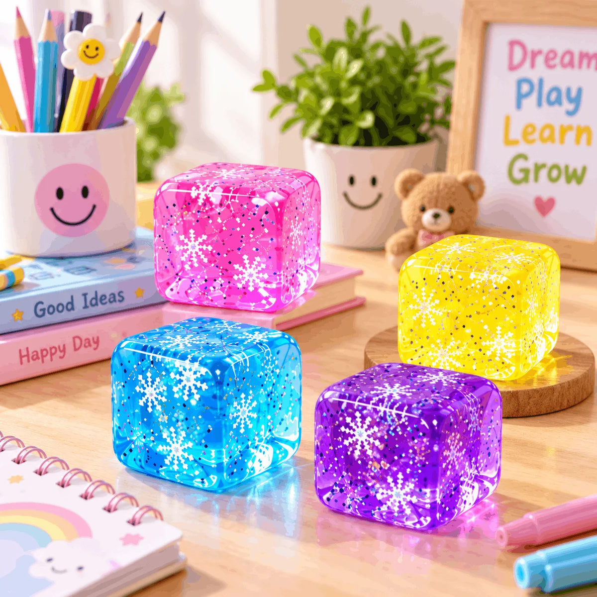 Ice Cube Squishy Stress Relief Toy for Kids