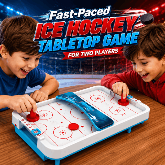 Fast-Paced Ice Hockey Tabletop Game for Two Players