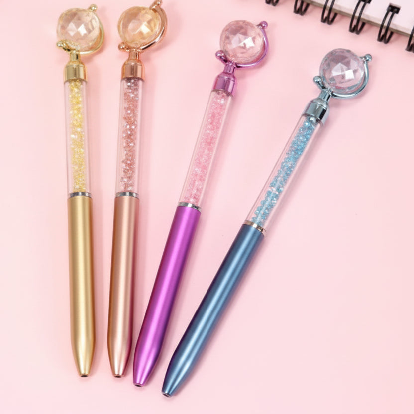 Cat Ballpoint Pen With Ball For Kids (1111)