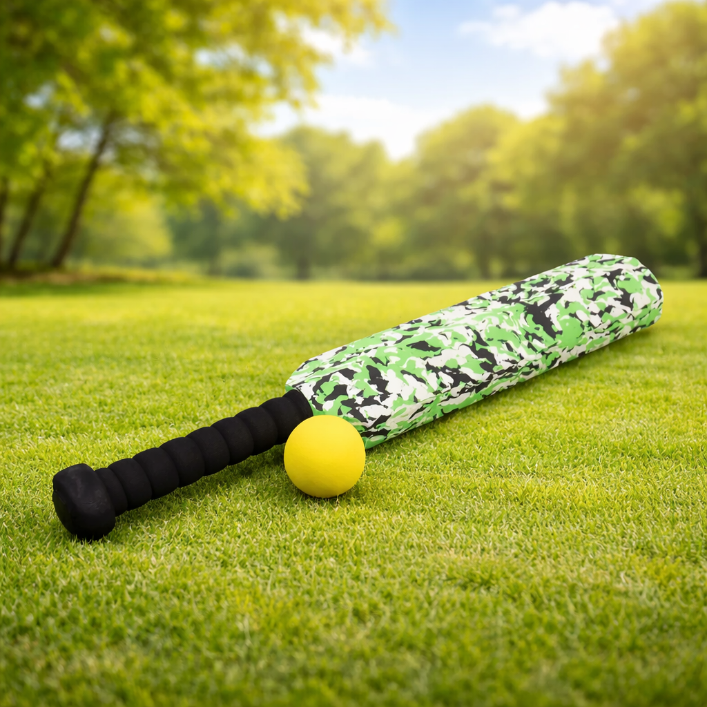 Foam Cricket Bat & Ball Play Set For Kids