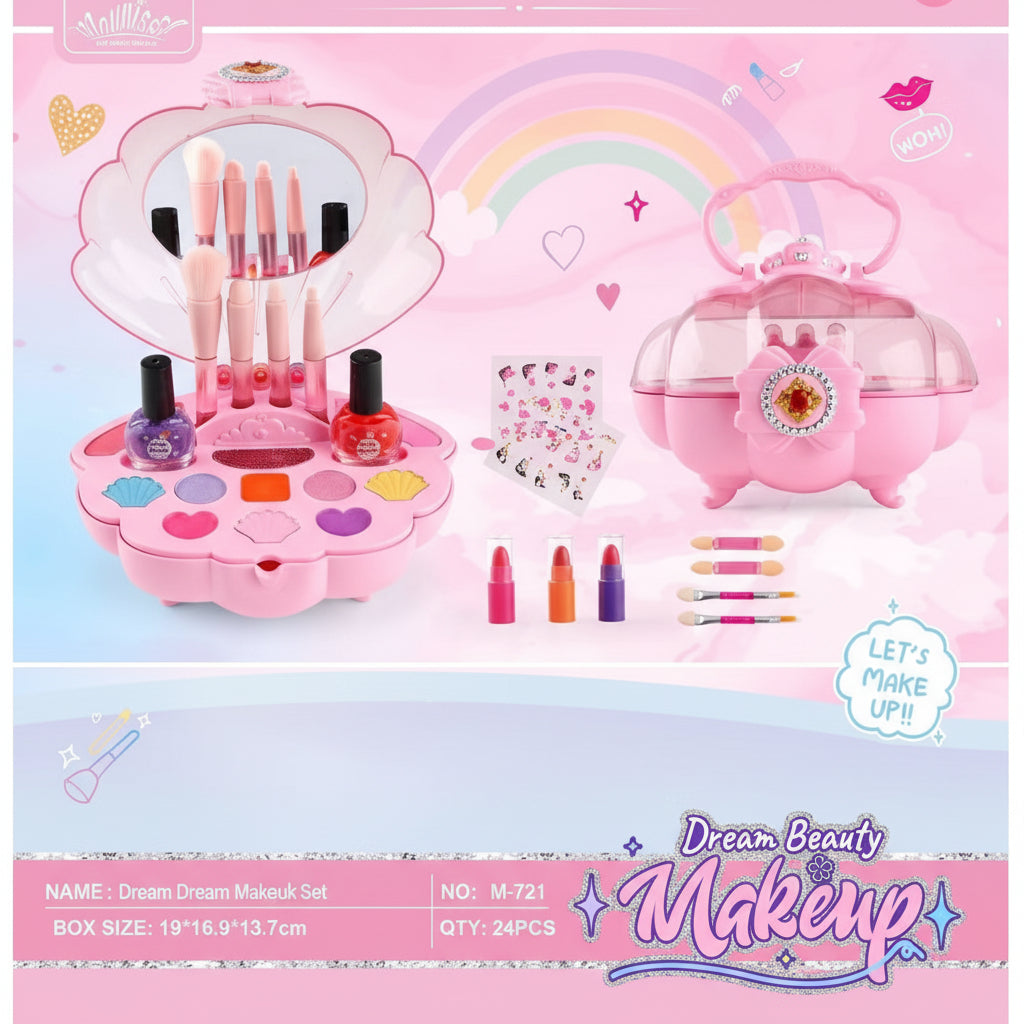 Kids Washable Makeup Box Set (M-721)