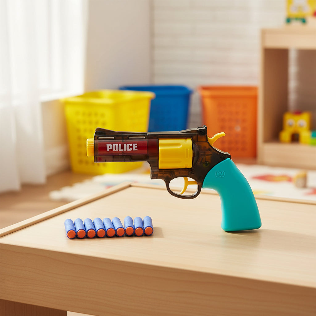 Soldier 2 in 1 Soft Darts and water shooting Gun (Random Color) (648-38)