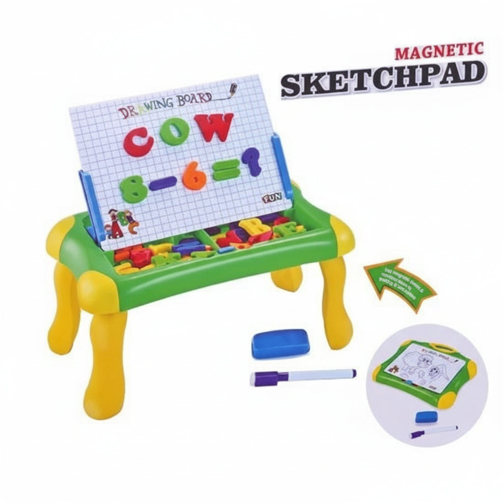 Magnetic Learning Drawing/Sketchpad Board For Kids (QJ9922)