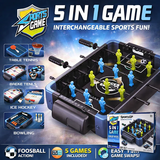 5-in-1 Multiplayer Games with Football Basketball & Table Tennis (962-5)
