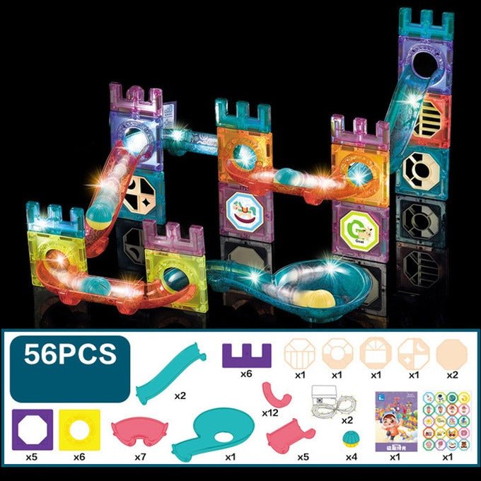 Magnetic Pipeline Building Blocks for Kids