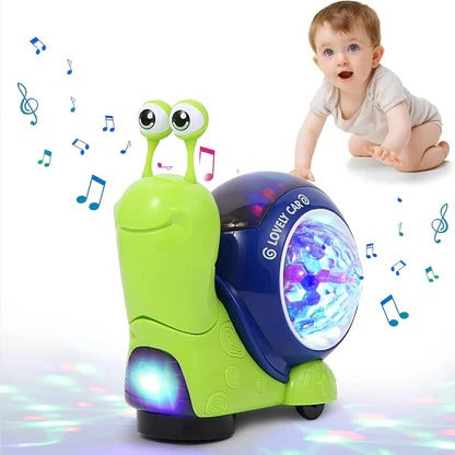 Toddlers Interactive Musical Crawling Snail Toy For kids