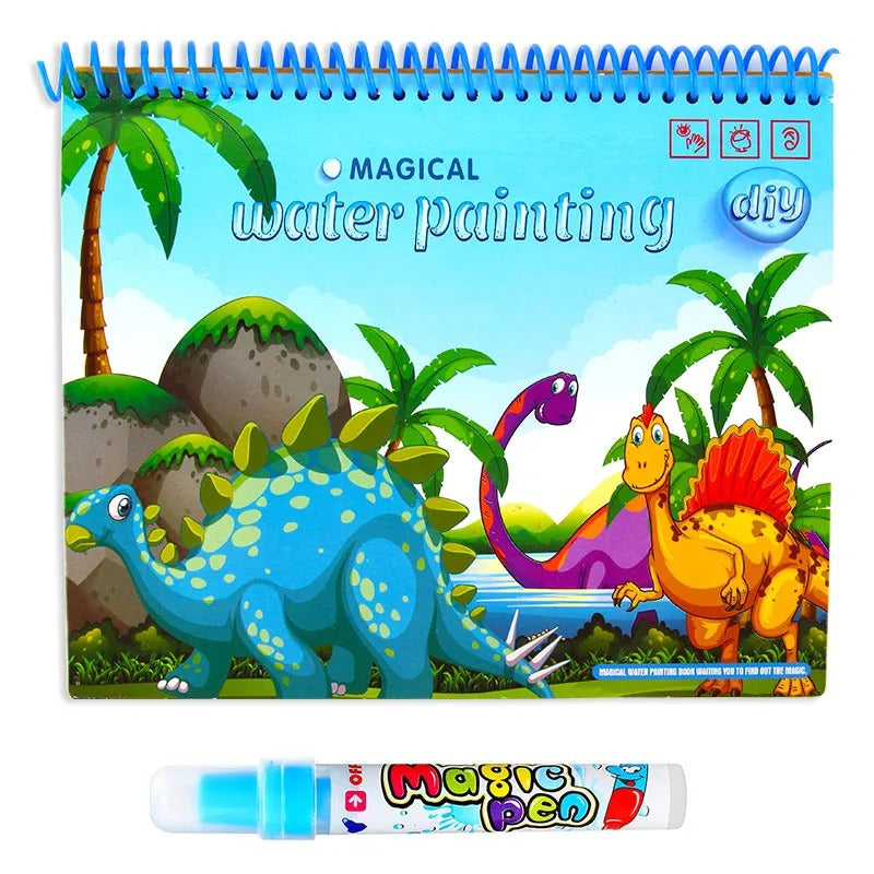 Reusable Drawing Magic Water Pen Coloring Book For kids