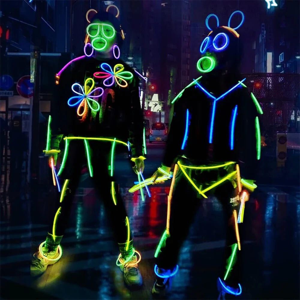 Colorful Glowing Straw Sticks 50 Pcs (GSS10)