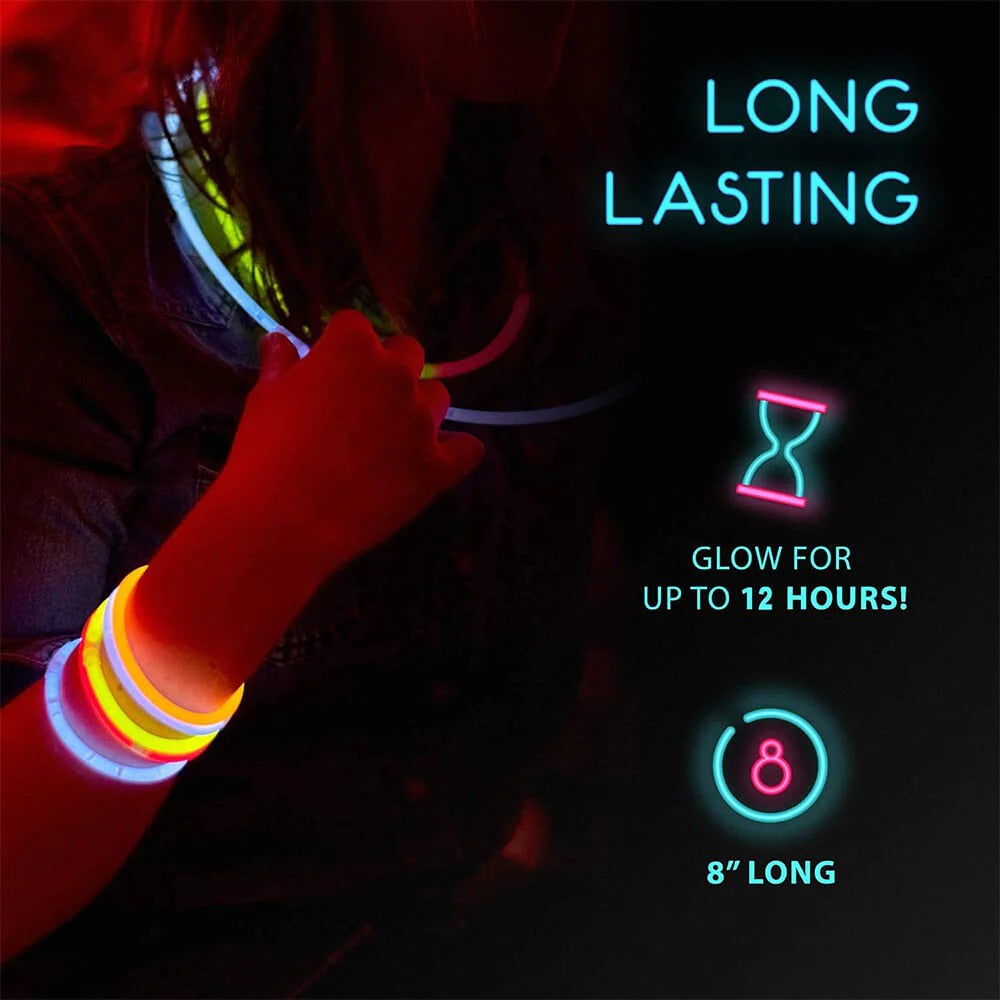 Colorful Glowing Straw Sticks 50 Pcs (GSS10)