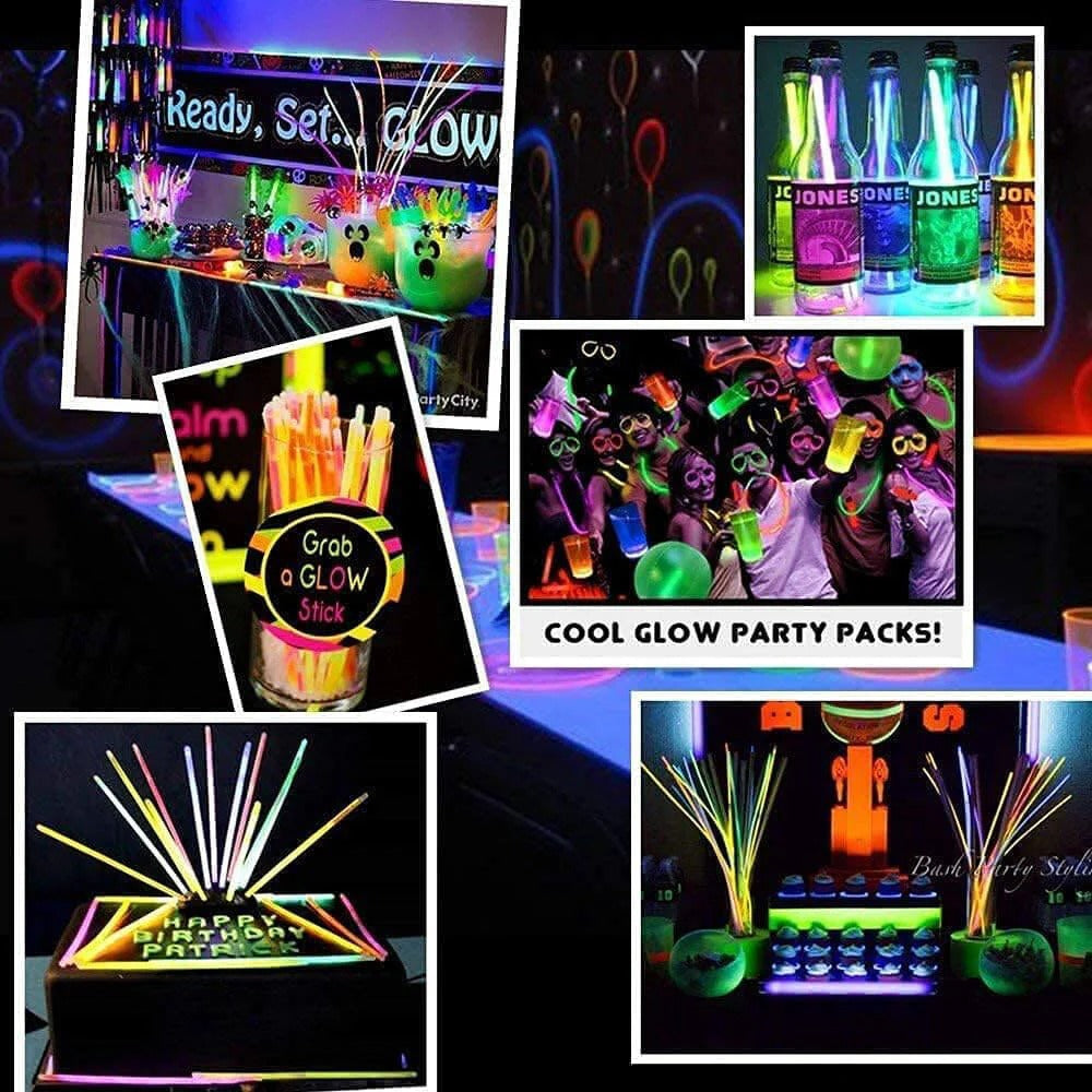 Colorful Glowing Straw Sticks 50 Pcs (GSS10)