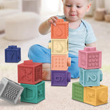 Large Soft teethers Building Blocks Numbers and Shapes For Kids (8850-12)