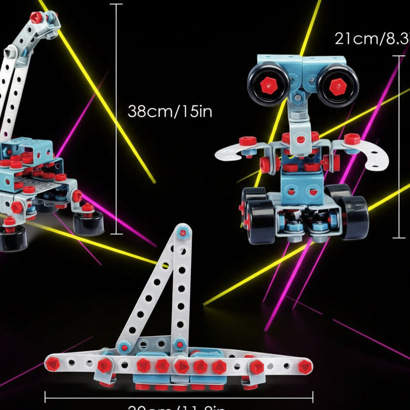 Junior Engineer Blocks With Simulation Drill For Kids (286 Pcs)