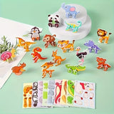 Wooden 3D Animal Puzzles Toys For Kids (Random Design) (2025-33)