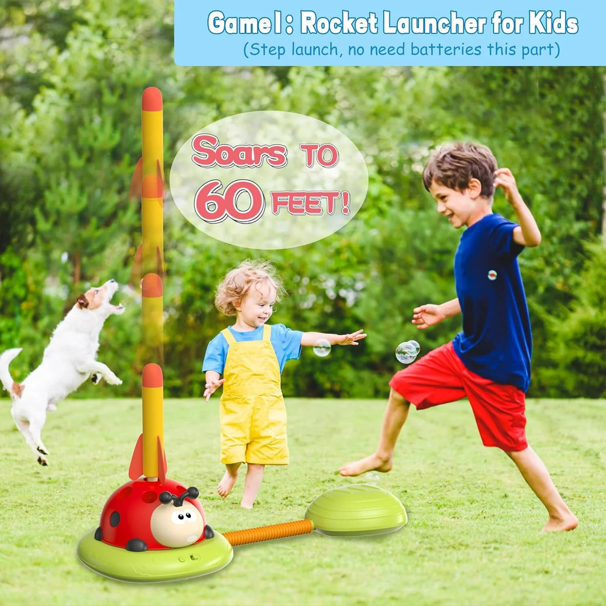 3-in-1 Activity Toy Set Ladybug RC Sports with Rocket Launcher (296Y)