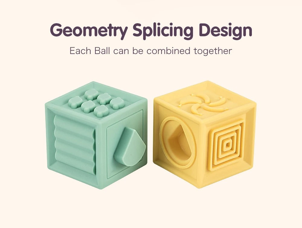 Large Soft teethers Building Blocks Numbers and Shapes For Kids (8850-12)