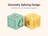Large Soft teethers Building Blocks Numbers and Shapes For Kids (8850-12)
