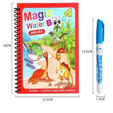 Water-Reveal Magic Water Book with 1 Water Pen (Random Character)