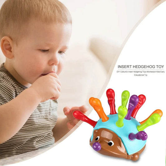 Montessori Hedgehog Learning Toy - Toynix.pk