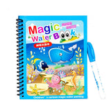 Water-Reveal Magic Water Book with 1 Water Pen (Random Character)