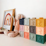 Large Soft teethers Building Blocks Numbers and Shapes For Kids (8850-12)