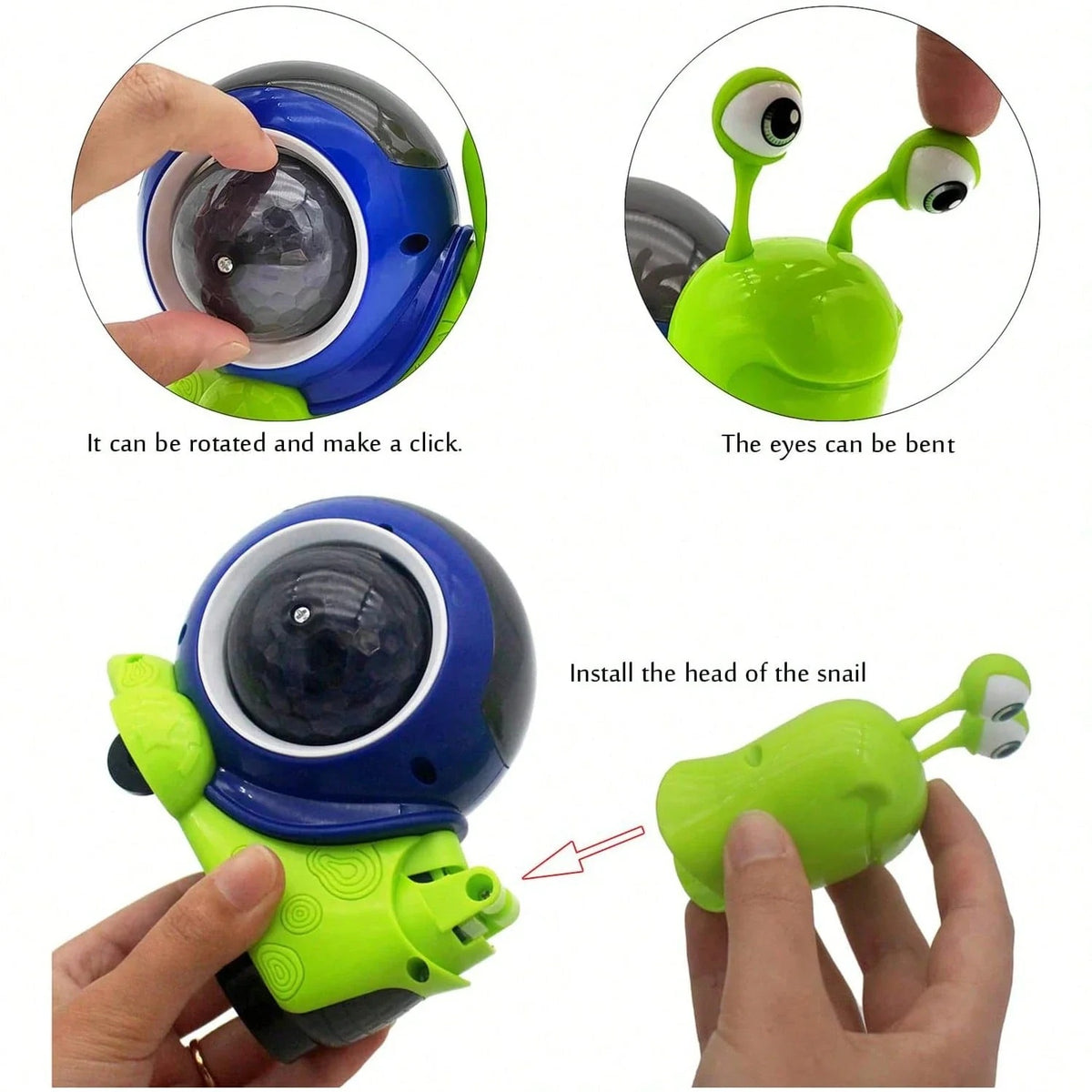 Toddlers Interactive Musical Crawling Snail Toy For kids