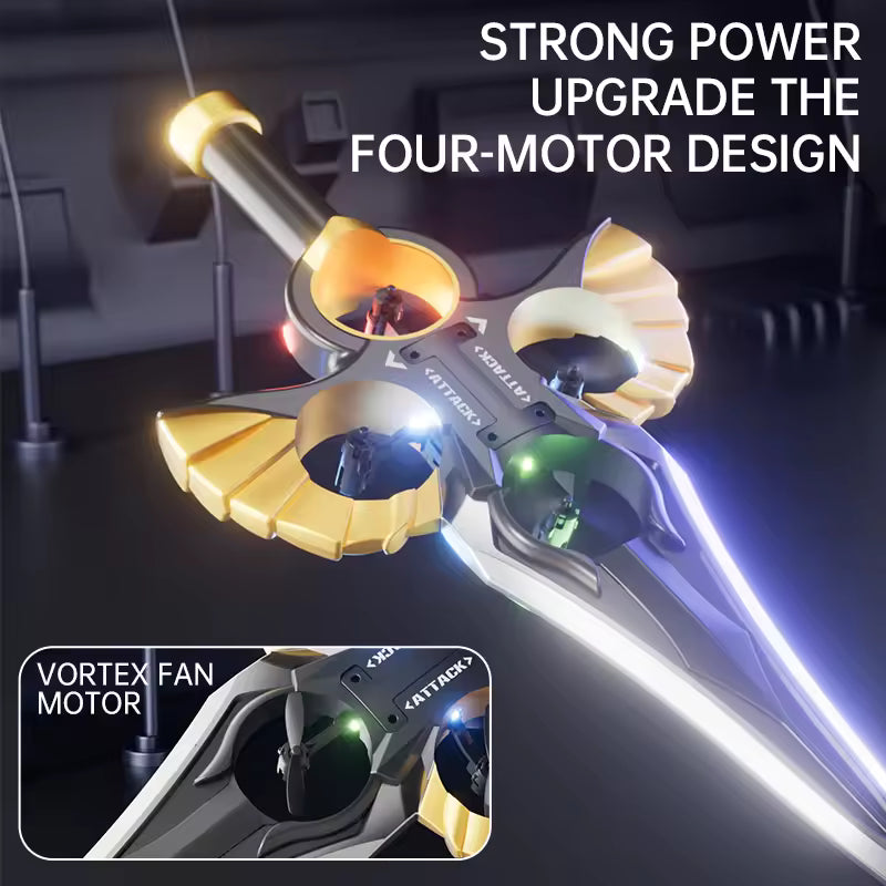 RC Flying Sword Drone – LED Remote Control Toy (YH996)