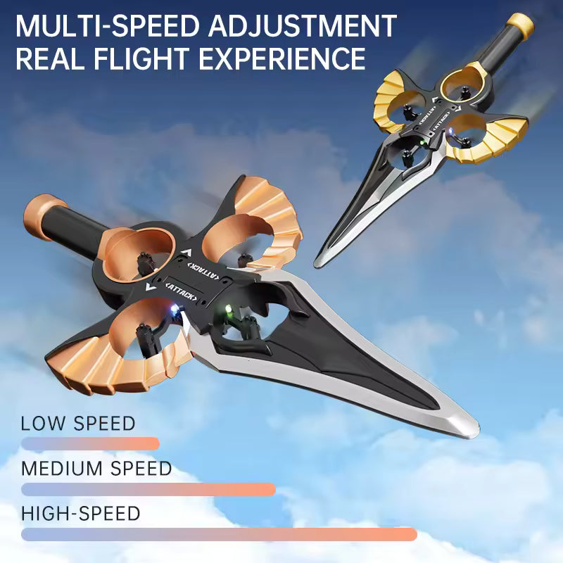 RC Flying Sword Drone – LED Remote Control Toy (YH996)
