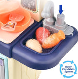 Kitchen Playset with Realistic Steam and Light (36T-7/8)