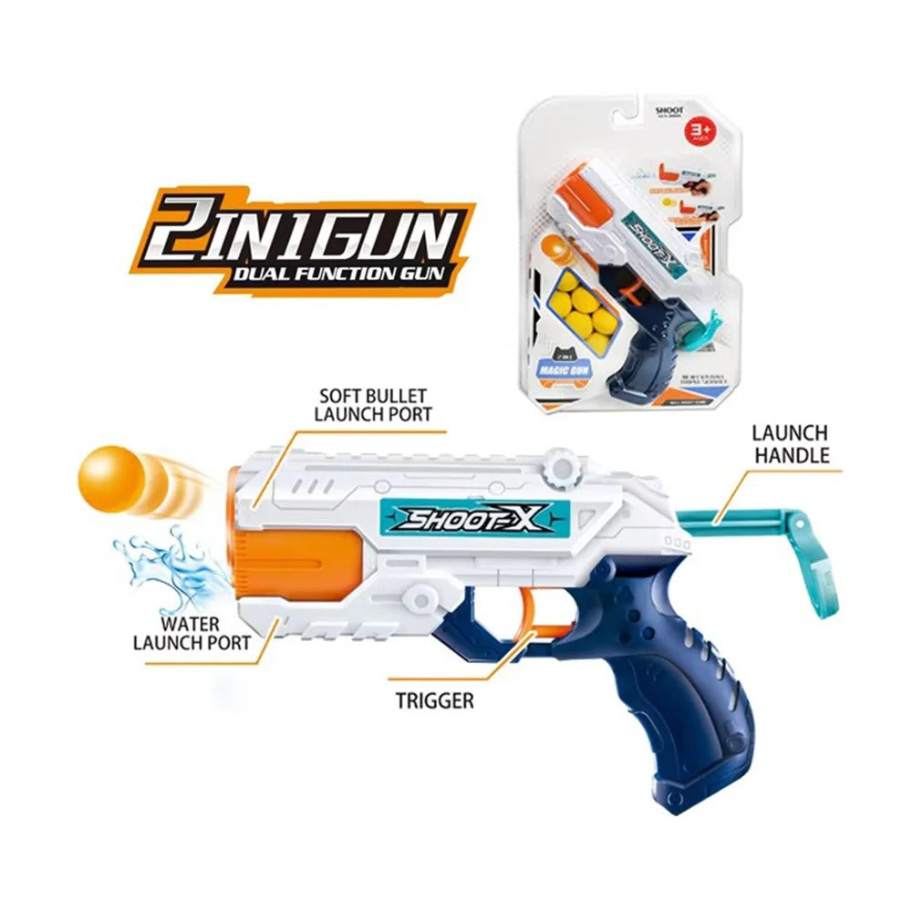 Magic 2 in 1 Shooting & Water Gun (648-31)