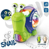 Toddlers Interactive Musical Crawling Snail Toy For kids