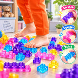 40PCS Transparent Jelly Gummy Blocks Set (GD2637)