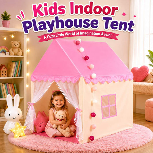 Kids Indoor Playhouse Tent Portable Children’s House Play Tent