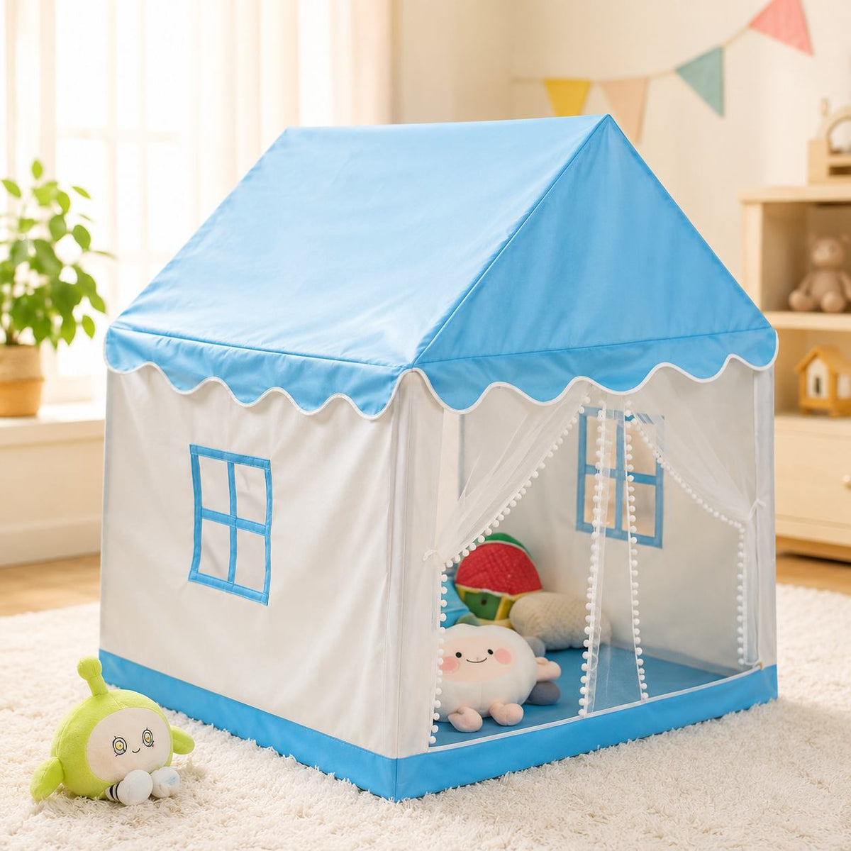 Kids Indoor Playhouse Tent Portable Children’s House Play Tent