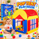Kids Playhouse Tent | Indoor Outdoor Folding Play Tent House (BW29988)
