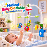 Loving Hut Musical Baby Cot Mobile with Hanging Rattles