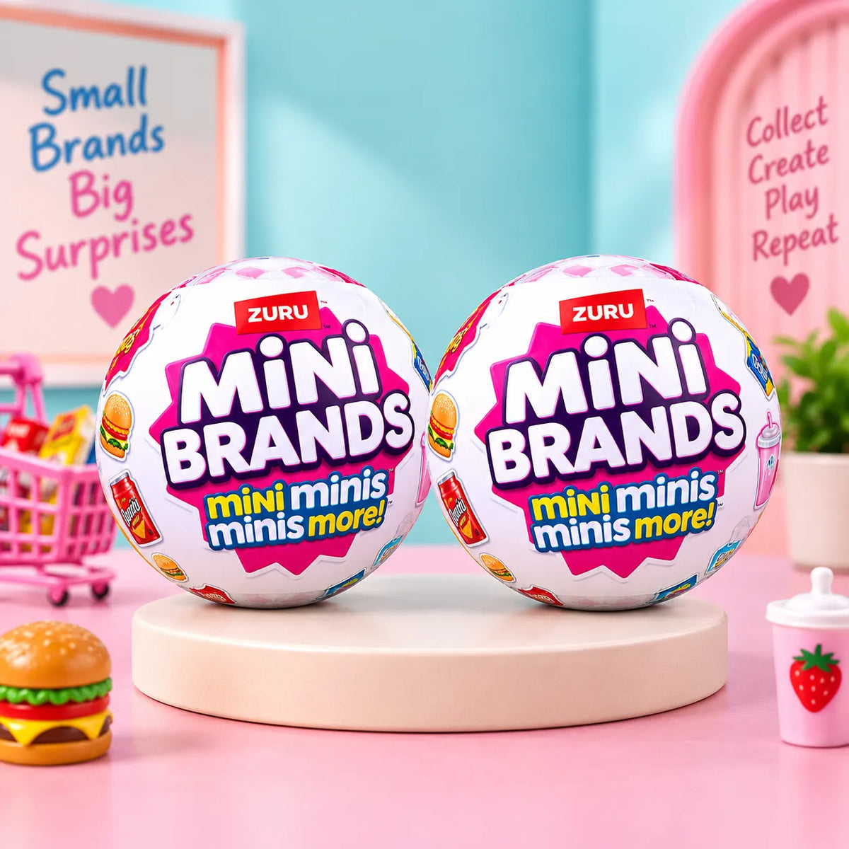 Mini Refrigerator Toy Set For Kids
