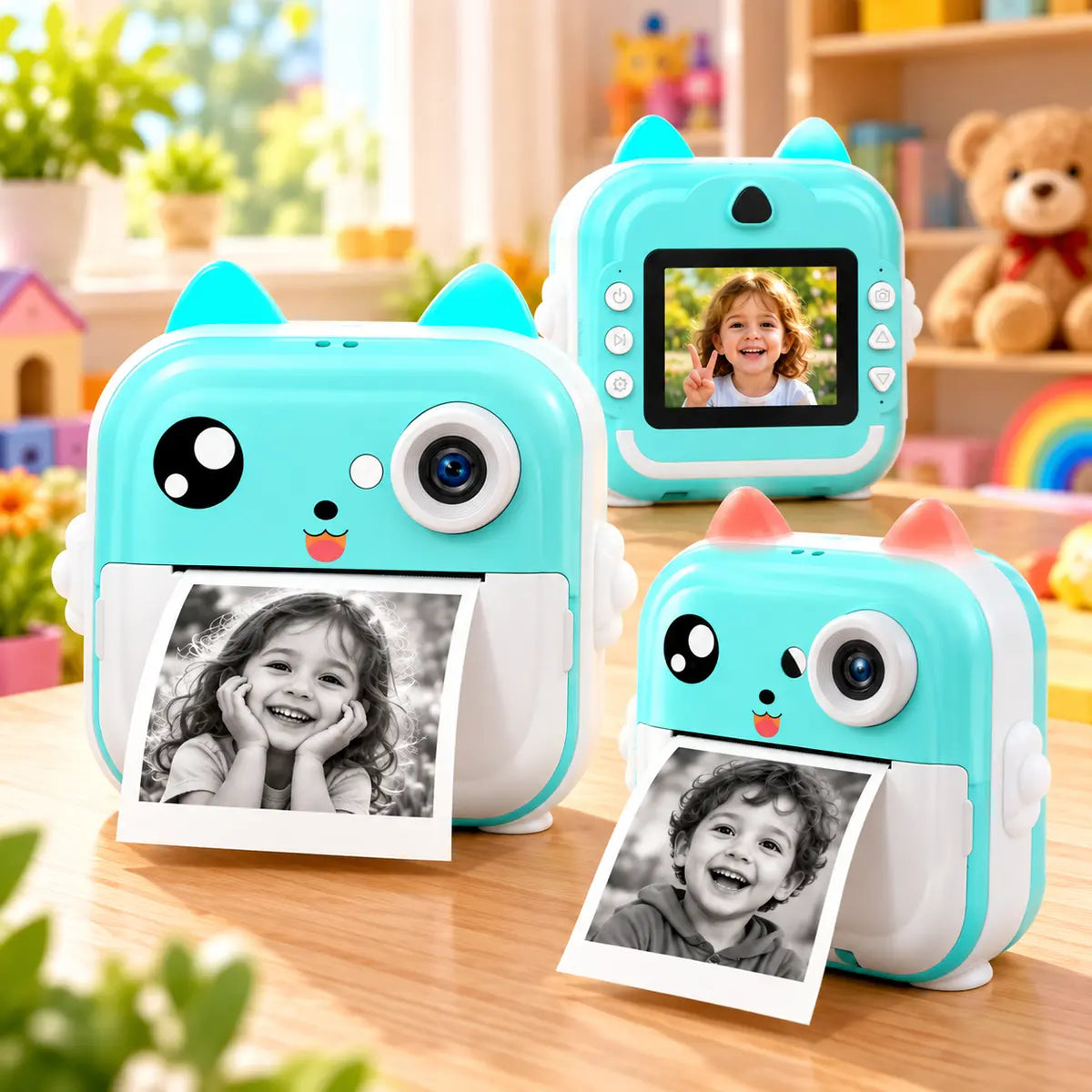 Kids Mini Pocket Instant Camera Printer with Thermal Printing