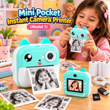 Kids Mini Pocket Instant Camera Printer – Model 1