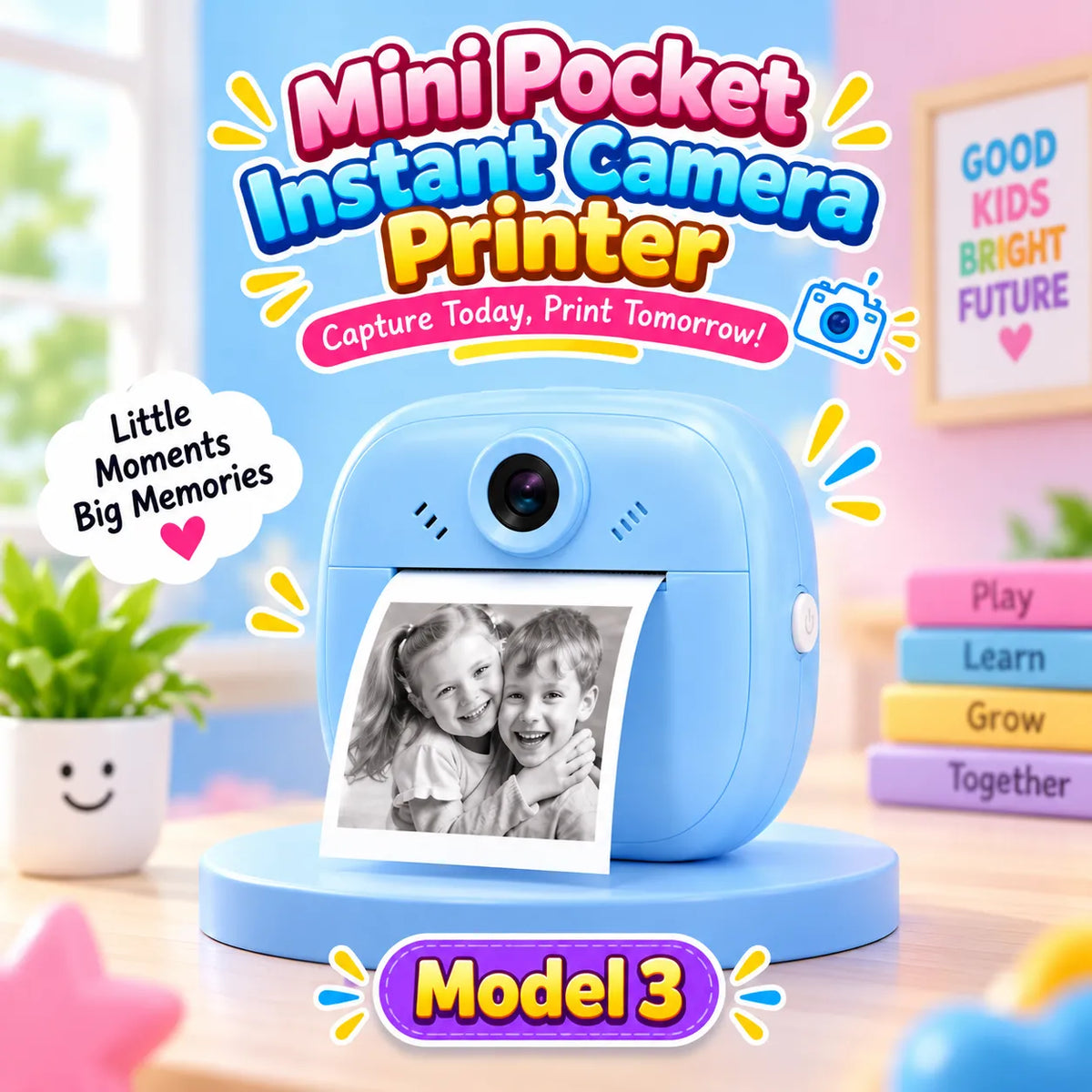 Mini Pocket Instant Camera Printer